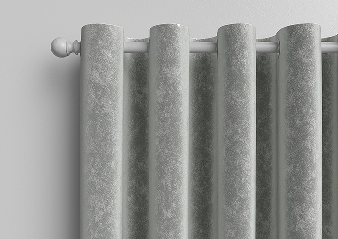 Caen Chenille, Old Silver - Made to Measure Curtains - Image 12